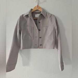 Aritzia Wilfred Little Cropped Jacket Crepette